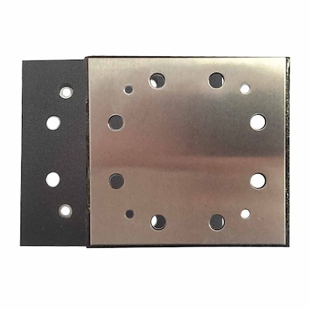 Superior Pads And Abrasives 1/4 Sheet PSA 8 Holes Stick On Square Sanding Pad Replaces Porter Cable OE No 135292 & 893667 SPD16